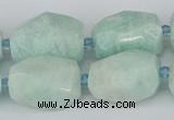 CNG5693 15.5 inches 12*16mm - 15*25mm faceted nuggets amazonite beads