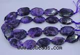 CNG5715 15.5 inches 25*35mm - 30*40mm faceted freeform charoite beads