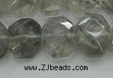 CNG5870 15.5 inches 8*12mm - 12*16mm faceted freeform cloudy quartz beads