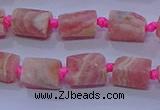 CNG5914 15.5 inches 4*6mm - 6*10mm nuggets rough rhodochrosite beads