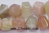 CNG5930 10*14mm - 13*18mm faceted nuggets rainbow moonstone beads