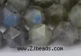 CNG6038 15.5 inches 12mm faceted nuggets labradorite beads