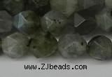 CNG6108 15.5 inches 8mm faceted nuggets labradorite beads