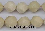 CNG6122 15.5 inches 8mm faceted nuggets jasper beads