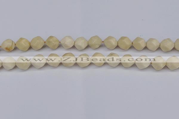 CNG6122 15.5 inches 8mm faceted nuggets jasper beads