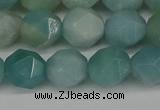 CNG6175 15.5 inches 10mm faceted nuggets amazonite gemstone beads