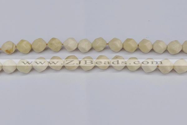 CNG6196 15.5 inches 10mm faceted nuggets jasper beads