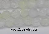 CNG6258 15.5 inches 6mm faceted nuggets green cherry quartz beads