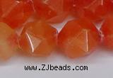CNG6291 15.5 inches 14mm faceted nuggets candy jade beads