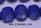 CNG6315 15.5 inches 13*18mm - 15*20mm faceted freeform lapis lazuli beads