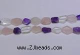 CNG6336 15.5 inches 14*18mm - 16*22mm freeform mixed quartz beads