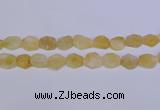 CNG6355 15.5 inches 14*18mm - 16*22mm freeform matte citrine beads