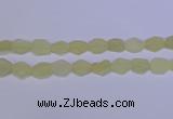 CNG6356 15.5 inches 14*18mm - 16*22mm freeform matte lemon quartz beads