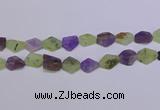 CNG6365 15.5 inches 14*18mm - 16*22mm freeform matte mixed quartz beads