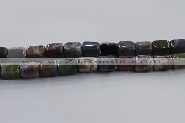 CNG6411 15.5 inches 15*20mm faceted nuggets Indian agate beads