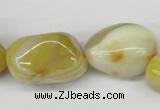 CNG65 15.5 inches 10*15mm - 20*30mm nuggets agate gemstone beads
