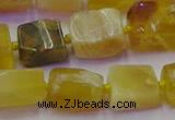 CNG6812 15.5 inches 5*8mm - 8*12mm nuggets yellow opal beads