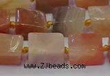 CNG6825 15.5 inches 8*12mm - 10*16mm nuggets sunstone beads