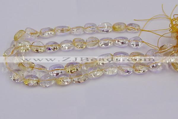 CNG6857 15.5 inches 12*16mm - 13*18mm nuggets citrine beads