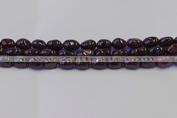 CNG6874 15.5 inches 8*12mm - 10*14mm nuggets garnet beads