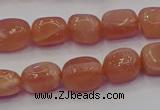 CNG6900 15.5 inches 8*12mm - 10*14mm nuggets moonstone beads