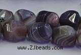 CNG6939 12*16mm - 13*18mm faceted nuggets Botswana agate beads