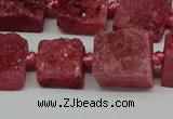 CNG7004 15.5 inches 14mm - 16mm freeform druzy agate beads