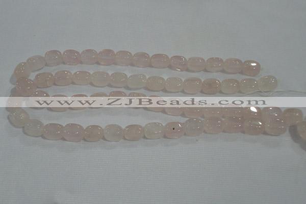 CNG704 15.5 inches 10*14mm nuggets rose quartz beads wholesale