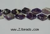 CNG7090 15.5 inches 25*35mm - 35*45mm faceted freeform amethyst beads