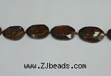 CNG7106 15.5 inches 25*35mm - 35*45mm faceted freeform Indian agate beads