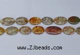 CNG7111 15.5 inches 18*25mm - 20*33mm freeform birdeye rhyolite beads