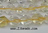 CNG7231 15.5 inches 8mm faceted nuggets citrine gemstone beads
