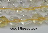 CNG7231 15.5 inches 8mm faceted nuggets citrine gemstone beads