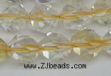 CNG7233 15.5 inches 12mm faceted nuggets citrine gemstone beads