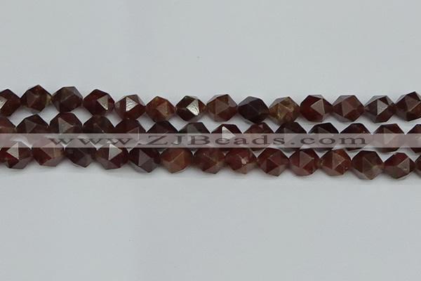 CNG7273 15.5 inches 12mm faceted nuggets orange garnet beads