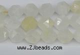 CNG7285 15.5 inches 6mm faceted nuggets white moonstone beads