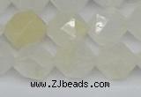 CNG7288 15.5 inches 12mm faceted nuggets white moonstone beads