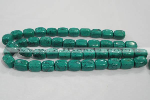 CNG731 15.5 inches 15*18mm nuggets synthetic turquoise beads wholesale