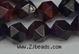 CNG7318 15.5 inches 12mm faceted nuggets purple tiger eye beads