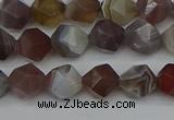 CNG7345 15.5 inches 6mm faceted nuggets botswana agate beads
