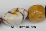 CNG74  15.5 inches 13*18mm - 25*35mm nuggets mookaite gemstone beads