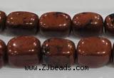 CNG741 15.5 inches 12*16mm nuggets mahogany obsidian beads wholesale