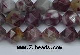 CNG7410 15.5 inches 6mm faceted nuggets tourmaline beads