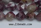 CNG7411 15.5 inches 8mm faceted nuggets tourmaline beads