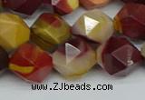 CNG7428 15.5 inches 12mm faceted nuggets mookaite beads