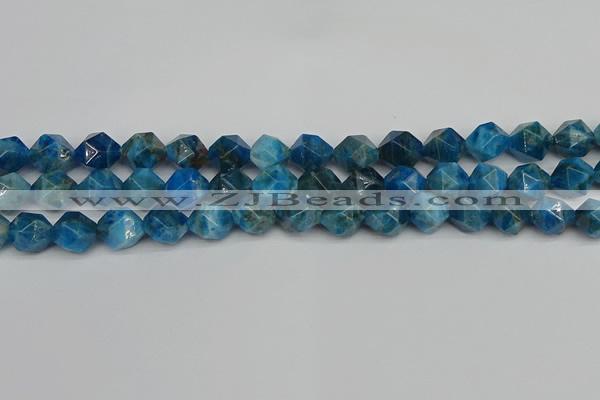 CNG7432 15.5 inches 10mm faceted nuggets apatite gemstone beads