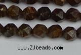 CNG7440 15.5 inches 6mm faceted nuggets bronzite gemstone beads