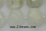 CNG7454 12*16mm - 15*20mm faceted freeform white moonstone beads