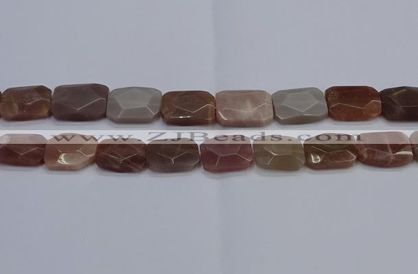 CNG7486 15.5 inches 18*25mm - 20*30mm faceted freeform sunstone beads