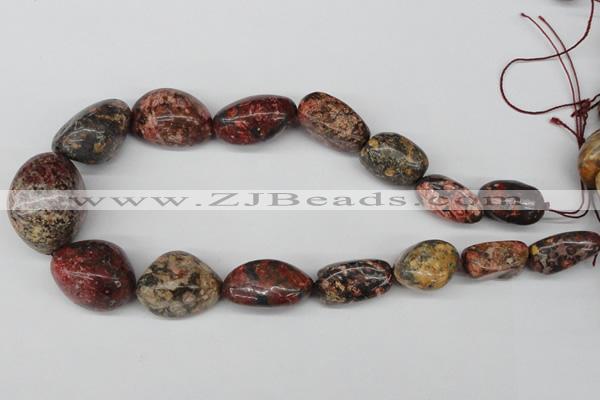 CNG75 15.5 inches 12*16mm - 20*30mm nuggets jasper gemstone beads